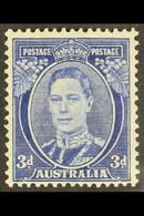 1937-49 3d Bright Blue Perf 15x14 Die III, SG 186, Never Hinged Mint. Cat. Â£48. - Sonstige & Ohne Zuordnung