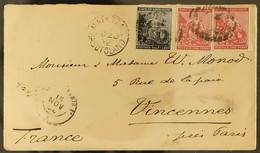 1892 MISSIONARY COVER (October) Envelope To Vincennes, France From The Paris Evangelical Missionary Society, Hermon, Bas - Other & Unclassified