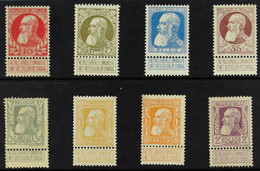 1905-08 Set Incl. Both 1f Shades, COB 74/80, SG 99/105, Never Hinged Mint. Cat. â‚¬2910. (8 Stamps) - Sonstige & Ohne Zuordnung