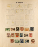 NEWFOUNDLAND - 1865-1928 MINT & USED COLLECTION On Imperial Album Pages, The Perforated Issues With Just A Couple Empty  - Other & Unclassified