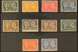 1897 Jubilee Mint Group With Â½c, 1c, 3c, 5c, 6c, 8c, 10c, 15c, 20c, 50c Bright Ultramarine, Between SG 121 And 135, The - Other & Unclassified