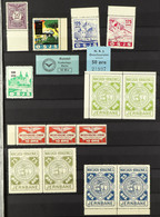 PRIVATE RAILWAY PARCEL STAMPS 1910's -1960's Mint Or Used Collection Featuring A Wide Range Types With Aalborg Incl. Imp - Altri & Non Classificati