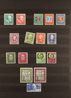 1949-66 FINE MINT COLLECTION Mostly First Hinge And Incl. 1949 Parliament, Stamp Centenary, UPU, 1950 Bach, St Mary's Ch - Sonstige & Ohne Zuordnung