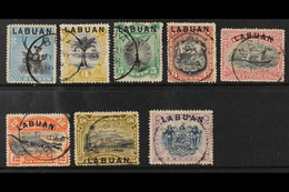 1894-96 Pictorial 2c To 24c SG 63/74, Attractive Cds Used. Cat. Â£210+. (8 Stamps) - Borneo Del Nord (...-1963)