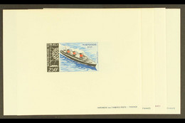 1971 SHIPS Air Set, Yvert 123/26, EPREUVES DE LUXE, Fine. (4) - Mali (1959-...)