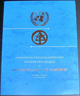 UNO GENF 1996 Souvenir Folder - Souvenir Philatelique Du Sommet Ville Et Cite 1996 Istanbul Türkei - Lettres & Documents