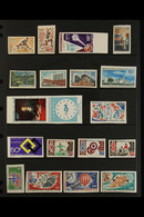 1965-73 NHM IMPERFS COLLECTION Postage And Air Issues Incl. 1966 Cement Works Set, 1968 'Philexafrique', 1970 World Cup  - Sonstige & Ohne Zuordnung