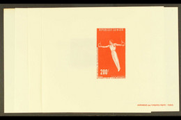 1970 Air Gymnastics Set, Yvert 137/40, EPREUVES DE LUXE, Fine. (4) - Other & Unclassified