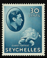 1938-49 30c Blue On Chalky Paper, SG 142a, Never Hinged Mint. Cat. Â£50. - Seychellen (...-1976)