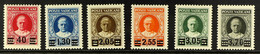 1934-37 Provisional Set, Sassone S. 7, Fine Mint. With Sorani Certificate And Signed By Him. Cat. â‚¬2000. (6) - Altri & Non Classificati