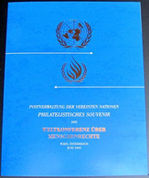 UNO WIEN 1993 Souvenir Folder - Philatelistisches Souvenir Der Weltkonferenz über Menschenrechte 1993 Wien Österreich - Covers & Documents