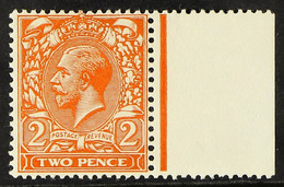 1912-24 MISPLACED WATERMARK ERROR Â½d Orange Die I, SG 368, Never Hinged Mint Marginal Example With The Watermark Almost - Non Classificati