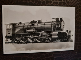 Carte Les Locomotives Françaises  Maroc Machine 141 - Matériel