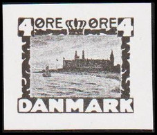 1930. DANMARK. Essay. Kronborg. 4 øre. - JF525143 - Prove E Ristampe