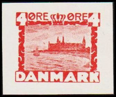 1930. DANMARK. Essay. Kronborg. 4 øre. - JF525149 - Proofs & Reprints