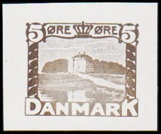 1930. DANMARK. Essay. Eremitageslottet. 5 øre. - JF525162 - Proofs & Reprints