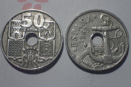 ESPAGNE Spain 50 Centimos 1963 - 50 Céntimos