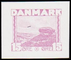 1930. DANMARK. Essay. Gravhøj - Stendysse. 15 øre. - JF525179 - Proofs & Reprints