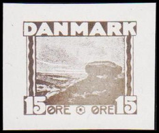 1930. DANMARK. Essay. Gravhøj - Stendysse. 15 øre. - JF525181 - Proofs & Reprints