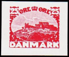 1930. DANMARK. Essay. Hammershus Bornholm. 25 øre. - JF525189 - Proofs & Reprints
