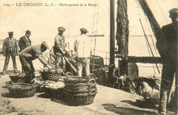 Le Croisic * Déchargement De La Marée * 1906 * Pêche Pêcheurs - Le Croisic