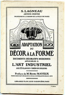 Art Déco.adaptation Décor à Forme.Art Industriel.Henri Mayeux Professeur D'art Décoratif Ecole Nationale Des Beaux-Arts. - Art Nouveau / Art Déco