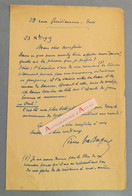 ● L.A.S 1925 Pierre VALDAGNE - écrivain Auteur Dramatique - Lettre Autographe à Léon Treich - Escritores