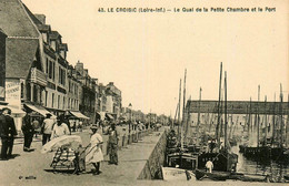 Le Croisic * Le Quai De La Petite Chambre Et Le Port * Landau Ancien Nounous Nourrices Pram Poussette - Le Croisic