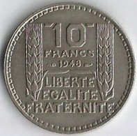 Pièce De Monnaie 10  Francs  P Turin 1948 Super - 10 Francs