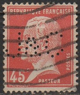 Timbre Type PASTEUR N° 175 Perforé J & C - Used Stamps