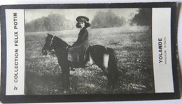 ▶︎ Yolande De Savoie (Yolanda Margherita Di Savoia) PRINCESSE D'ITALIE  2ème Collection Photo Felix POTIN 1908 - Félix Potin