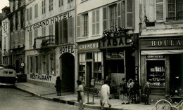 Tonnerre * Débit De Tabac Tabacs TABAC , Rue Rougemont Et Le Grand Hôtel * Cremerie Boulangerie Confiserie - Tonnerre