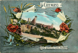 Crémieu * Souvenir Et Une Affectueuse Pensée De La Commune * Vieilles Tours St Hipolyte - Crémieu
