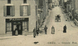 Chéu * 1905 * Débit De Tabac Tabacs TABAC PAILLOT , Grande Rue * Villageois - Otros & Sin Clasificación