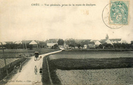 Chéu * 1905 * Vue Générale Prise De La Route De Jaulges * Villageois - Sonstige & Ohne Zuordnung