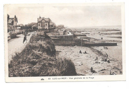 Cp 14 LUC SUR MER,  Voyagée 1913?, Vue Générale De La Plage, Carte N°53 - Luc Sur Mer