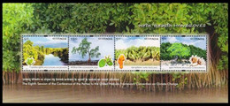 INDIA 2002 MANGROVES TREE PLANT ENVOIRONMENT 4v Miniature Sheet MNH, P.O Fresh & Fine - Toxic Plants