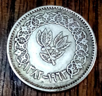 Yemen , Rare 5 Buqshah , AH1382 (1963) Silver (.720) •Y# 28,, Perfect , Gomaa - Yemen
