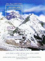 India 2003 Golden Jubilee Of Ascent Mount Everest Miniature Sheet MS MNH As Per Scan - Autres & Non Classés