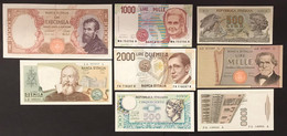 8 Banconote Da 500 A 10000 Lire Con Dei Fds LOTTO 948 - Collections