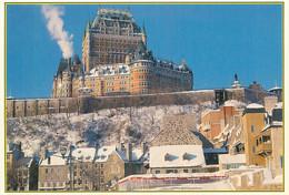 Postcard Canada Quebec Chateau Frontenac And The Old Lower Town - Québec - Château Frontenac