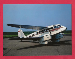 BELLE PHOTO REPRODUCTION AVION PLANE FLUGZEUG - RAILWAY AIR SERVICES DE HAVILLAND DH 49 - Aviazione