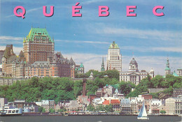 Postcard Canada Lower Quebec And Chateau Frontenac - Québec - Château Frontenac