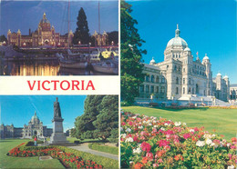 Postcard Canada Victoria Provincial Legislative Buildings Multi View - Victoria
