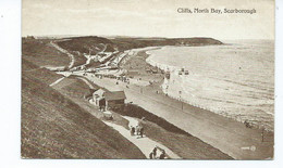 Yorkshire Postcard Cliff's North Bay Scarborough Valentine's Unused - Scarborough