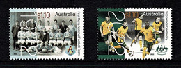 Australia 2022 National Football Team Centenary Set Of 2 MNH - Unused Stamps
