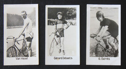 Cyclisme ; Images LA PIE QUI CHANTE  1931/32  Van Hevel , Gérard Debaets , Séres, SUPERBE ET RARE - Cycling