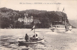 CPA - MENTHON - Lac D'Annecy - La Baie Et Le Palace Hôtel - Parier Annecy - Barque - Bateau - Otros & Sin Clasificación