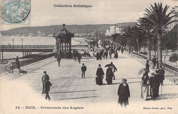 CPA - 06 - NICE - Collection Artistique - Promenade Des Anglais - Editions Giletta Nice - Animée - Autres & Non Classés