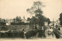 St Renan * Vue Du Village * Route Mare * Abreuvoir * Villageois - Autres & Non Classés